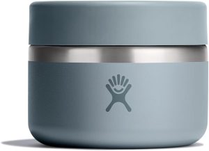 Hydro Flask Food Jar ?C Insulated Stainless Steel. Snack Travel Container for Hot Food & Soup 12 Oz Shale Gray