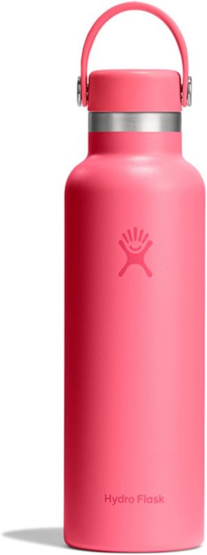 Hydro Flask Water Bottle - Insulated Stainless Steel - Non Spill. Leakproof in 21 Oz Popstar Pink