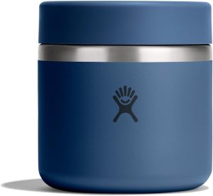 Hydro Flask Food Jar ?C Insulated Stainless Steel. Snack Travel Container for Hot Food & Soup 20 Oz Harbor Blue