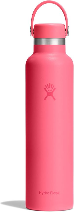 Hydro Flask Water Bottle - Insulated Stainless Steel - Non Spill. Leakproof in 24 Oz Popstar Pink