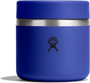 Hydro Flask Food Jar ?C Insulated Stainless Steel. Snack Travel Container for Hot Food & Soup 20 Oz Capri Blue